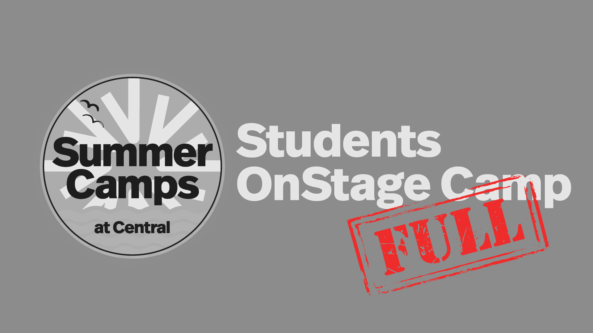 Students OnStage Camp